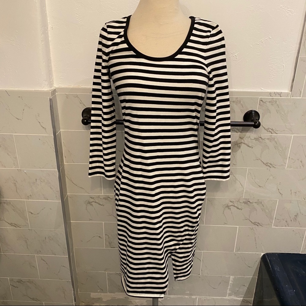 NWTS Express striped bodycon dress